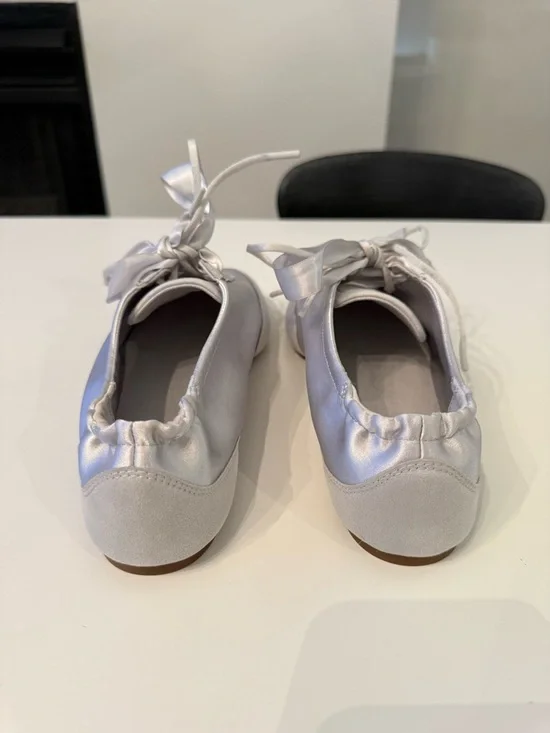 VIVAIA Cristina Sneakerina Satin Lace-Up Women's Sneakers - Picture 4 of 5